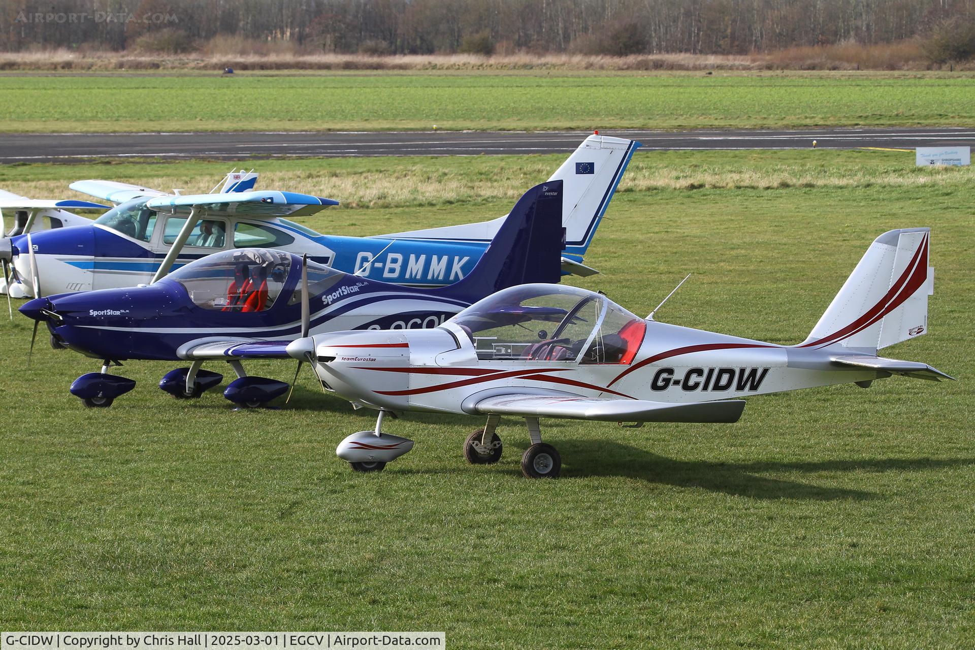 G-CIDW, 2014 Aerotechnik EV-97 Eurostar C/N LAA 315-15227, Sleap 01/03/25