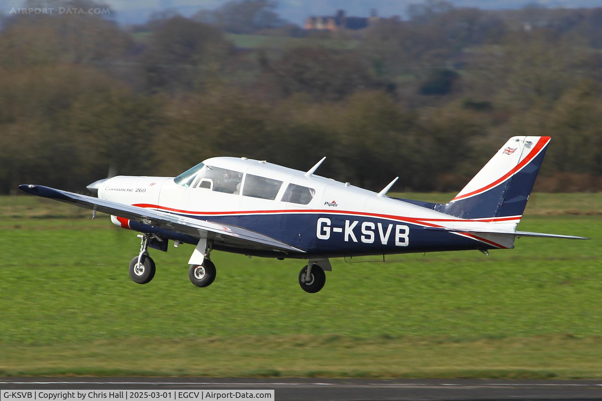 G-KSVB, 1967 Piper PA-24-260 Comanche B C/N 24-4657, Sleap 01/03/25