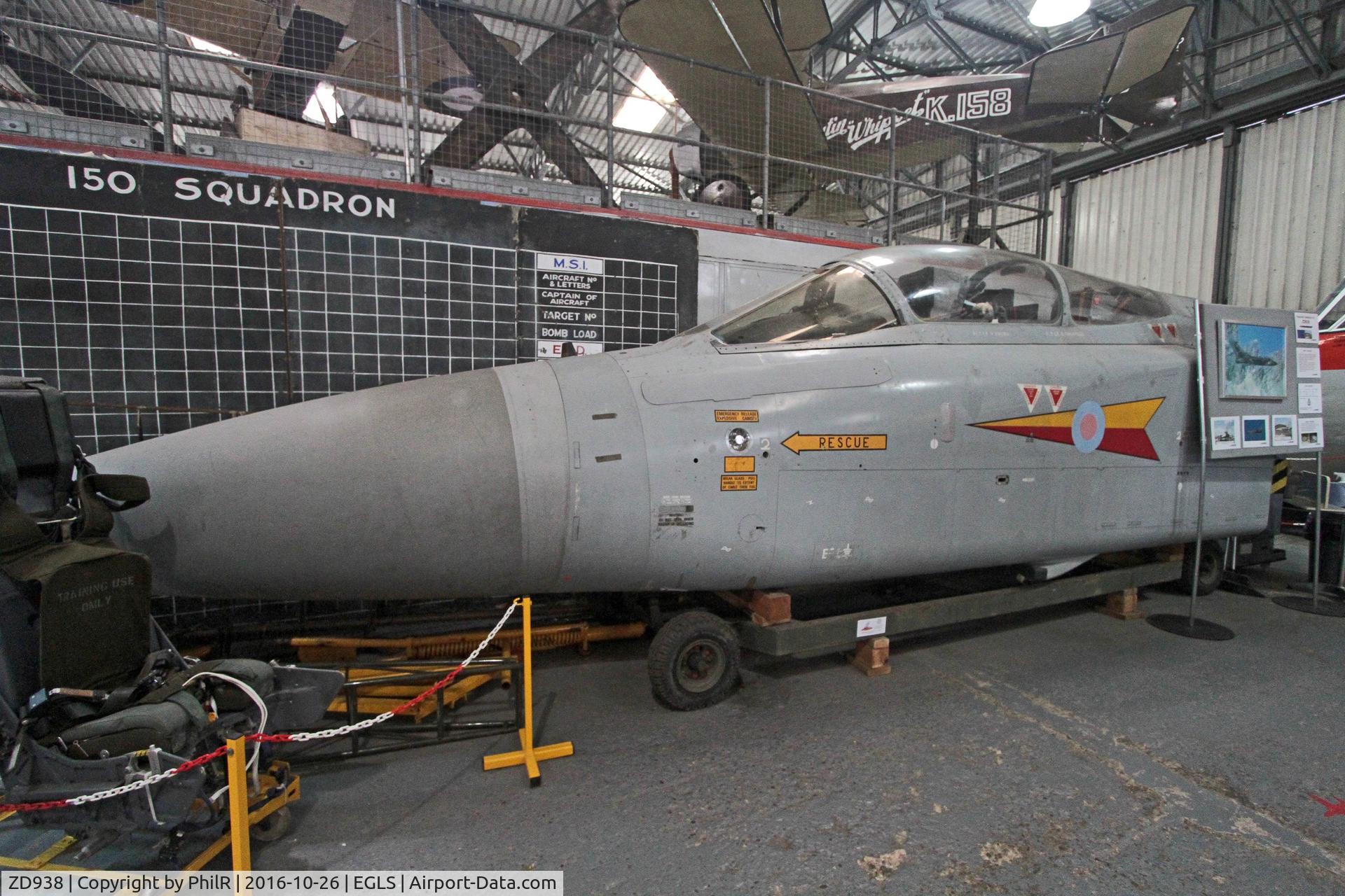 ZD938, 1985 Panavia Tornado F.2 C/N AS007/464, ZD936 1985 BAe Tornado F2 BDAC Old Sarum 26.10.16(1)