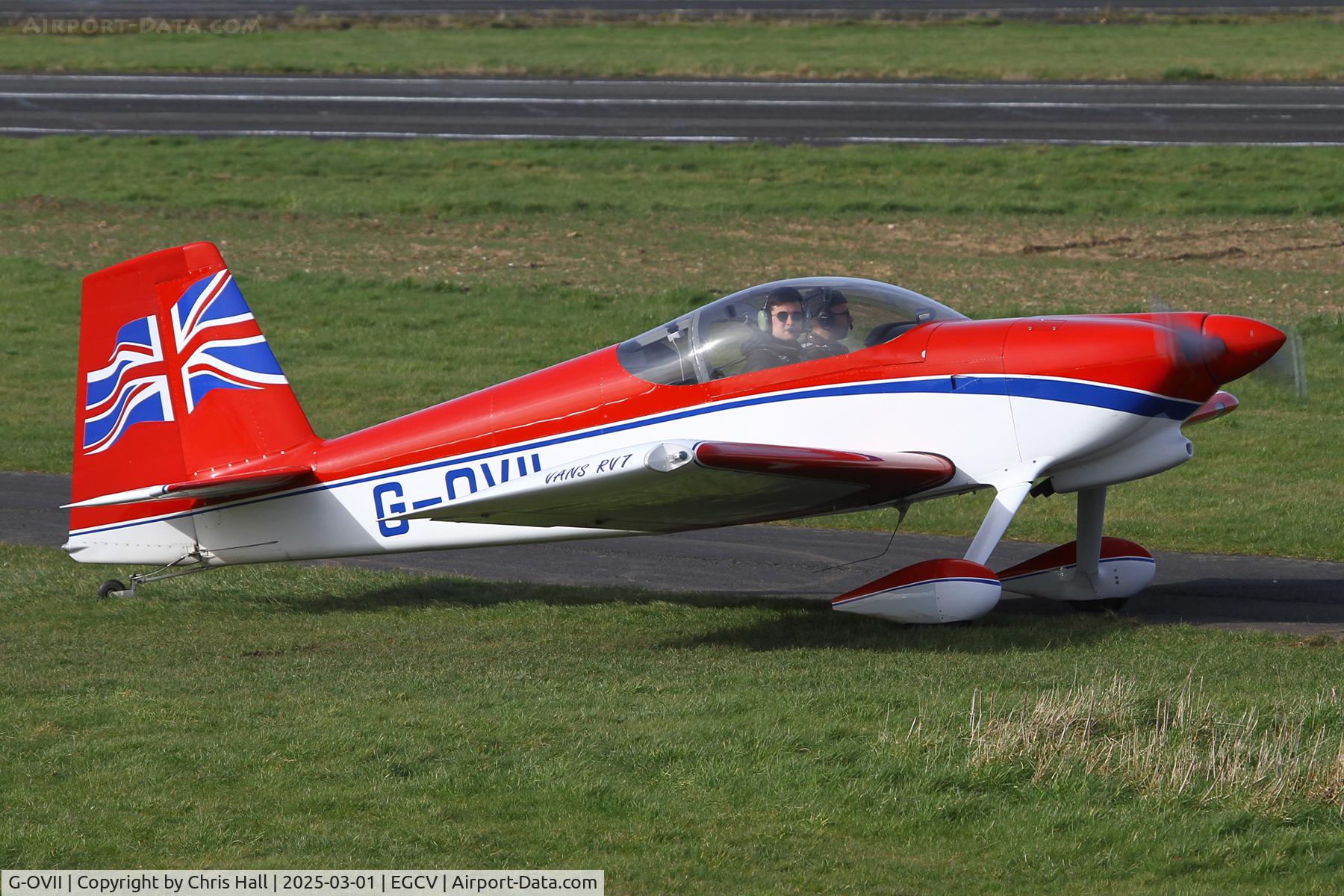 G-OVII, 2007 Vans RV-7 C/N PFA 323-14100, Sleap 01/03/25