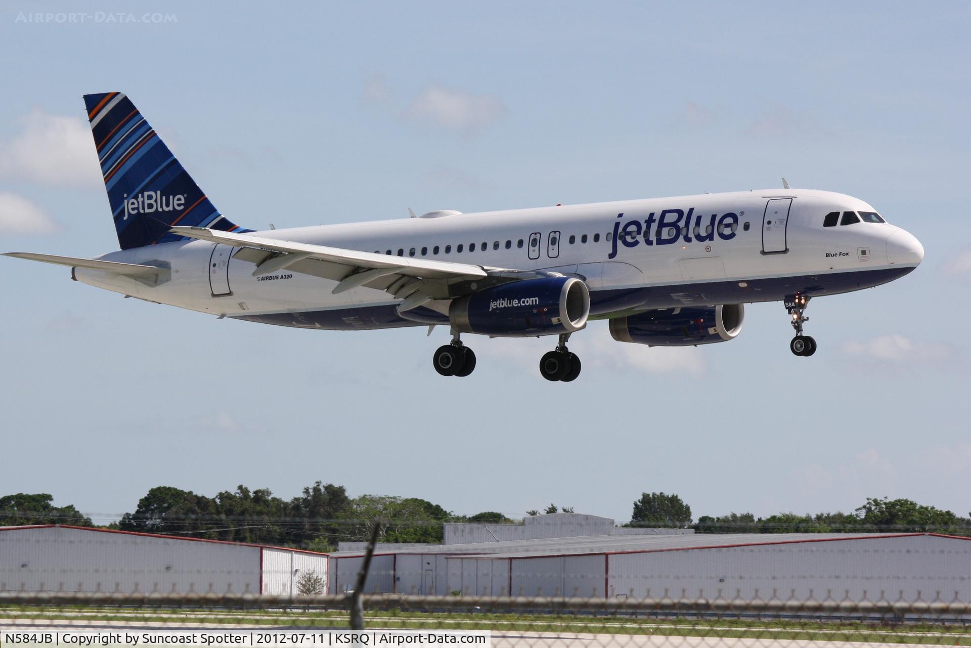 N584JB, 2004 Airbus A320-232 C/N 2149, JetBlue Flight 341 