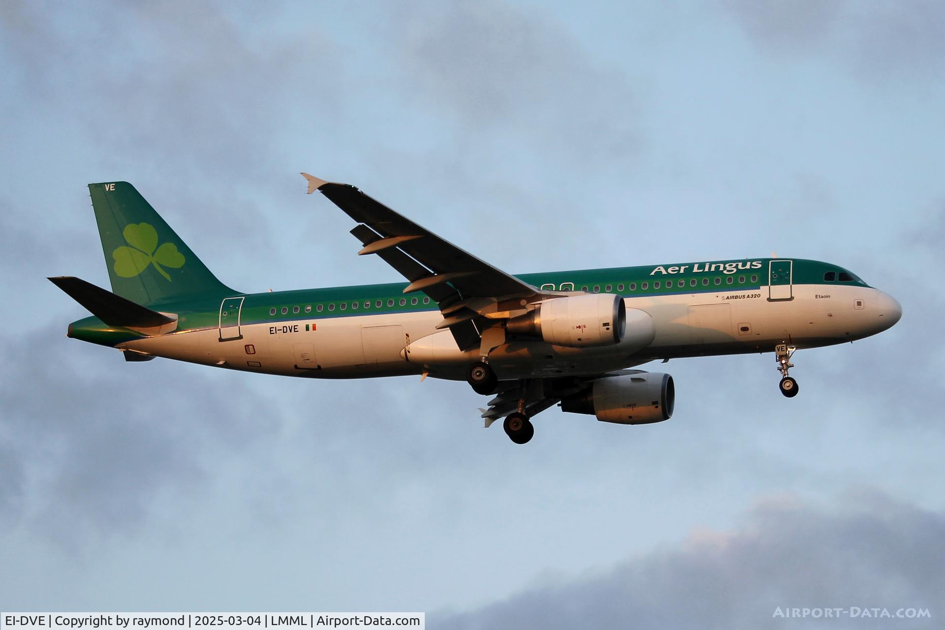 EI-DVE, 2007 Airbus A320-214 C/N 3219, A320 EI-DVE Aer Lingus