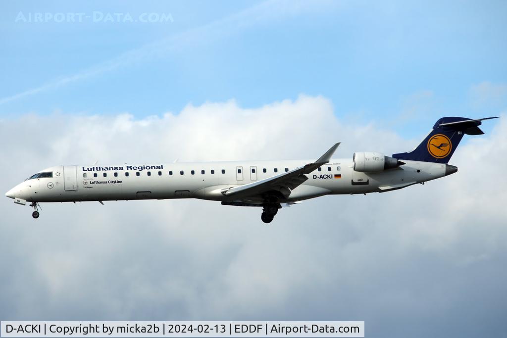 D-ACKI, 2006 Bombardier CRJ-900LR (CL-600-2D24) C/N 15088, Landing