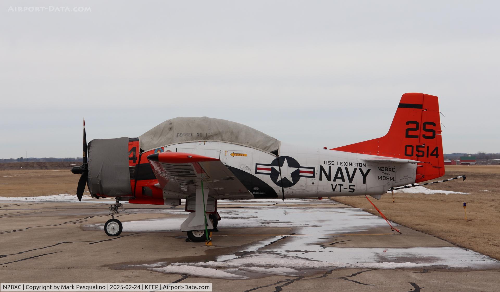 N28XC, 1954 North American T-28C Trojan C/N 226-91 (140514), North American T-28C