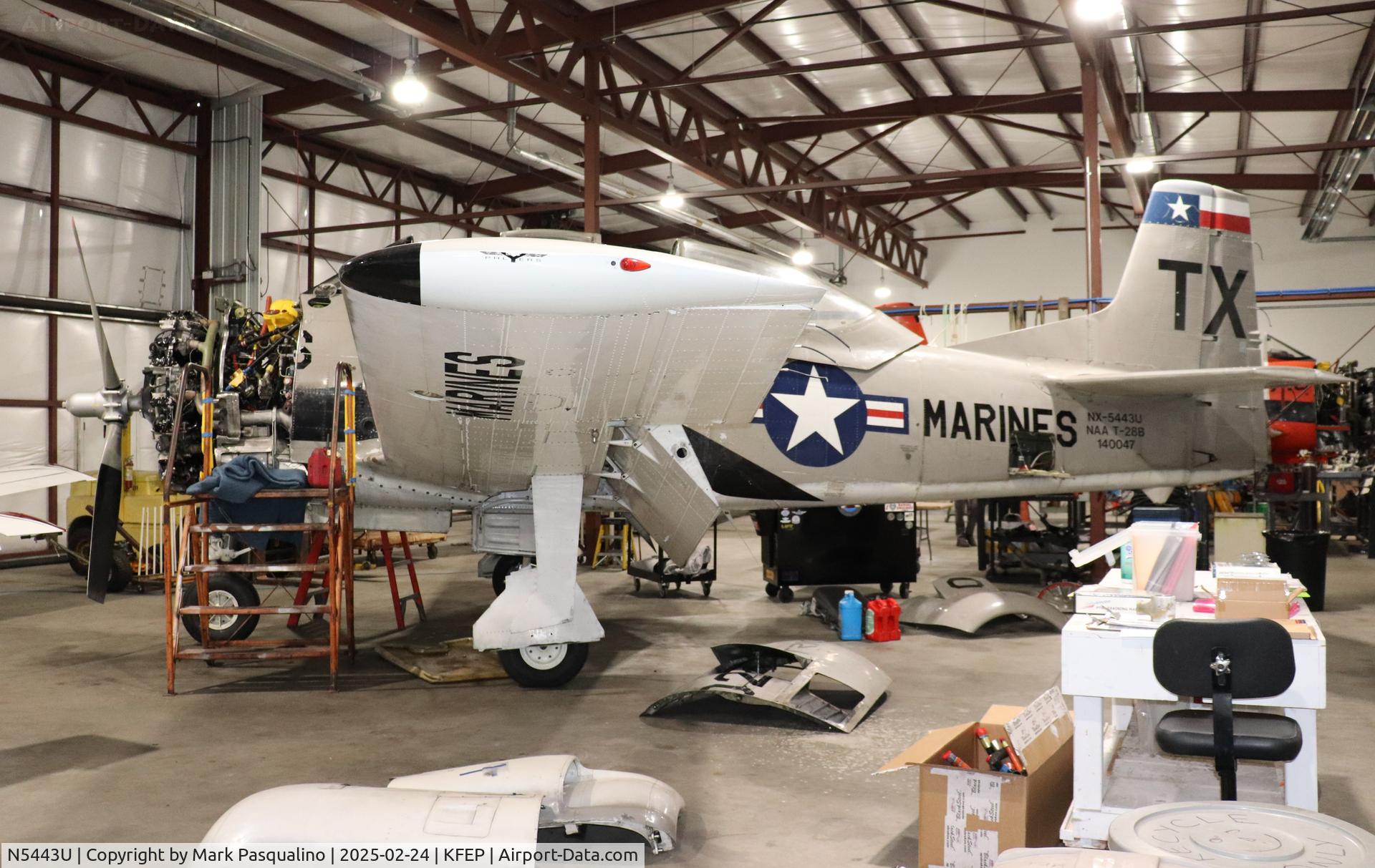 N5443U, North American T-28B Trojan C/N 219-46, North American T-28B