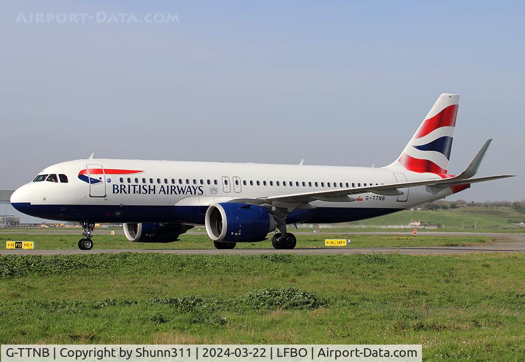 G-TTNB, 2018 Airbus A320-251NEO C/N 8139, Taxiing to the Terminal...