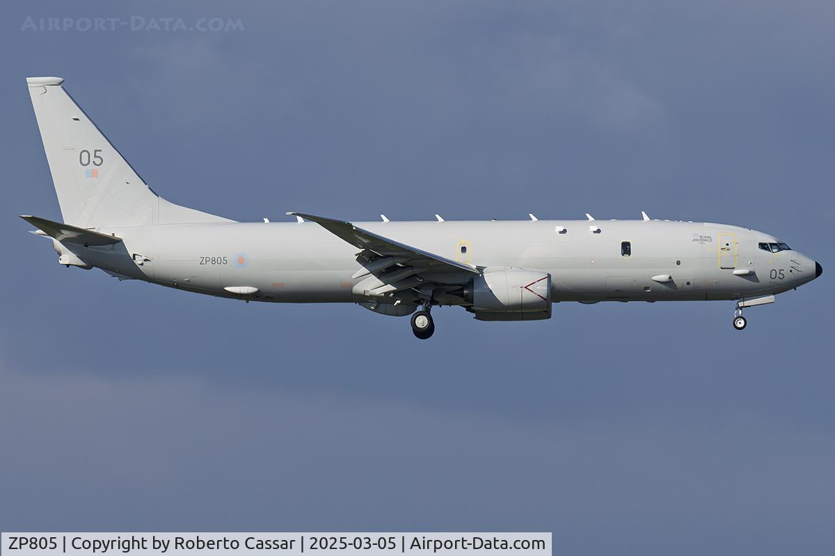 ZP805, 2020 Boeing P-8A Poseidon MRA.1 C/N 8257/65754, Arrival