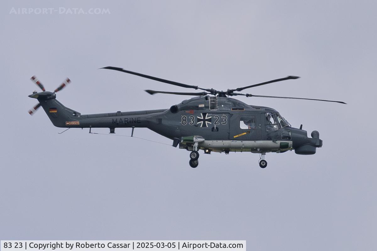83 23, Westland Super Lynx Mk.88A C/N 392, Arrival