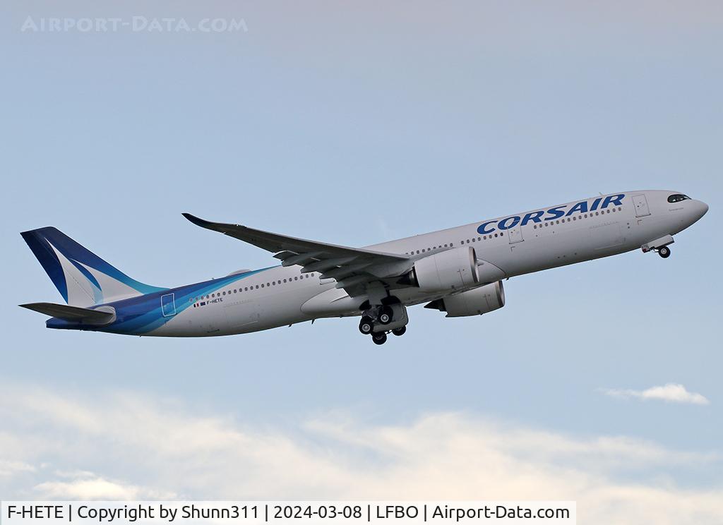 F-HETE, 2023 Airbus A330-941 C/N 2056, Taking off... Delivery day...