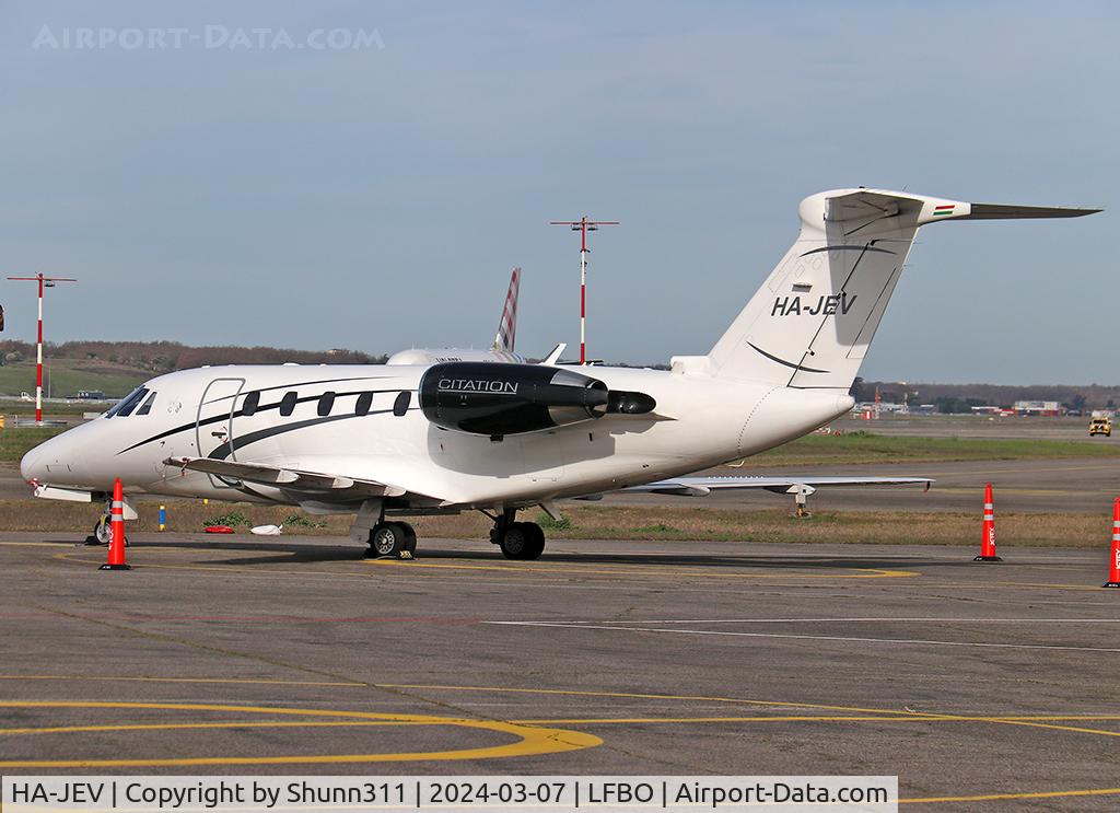 HA-JEV, 1989 Cessna 650 Citation III C/N 650-0174, Parked at the General Aviation area...