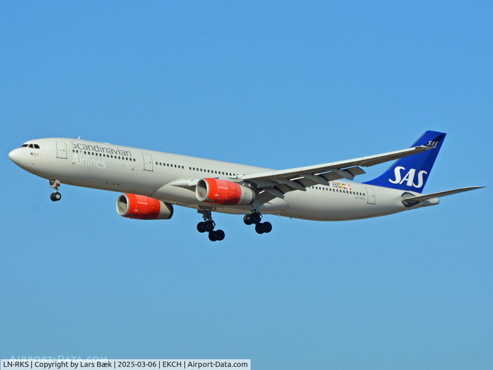 LN-RKS, 2015 Airbus A330-343E C/N 1665, RWY22L Kystvejen