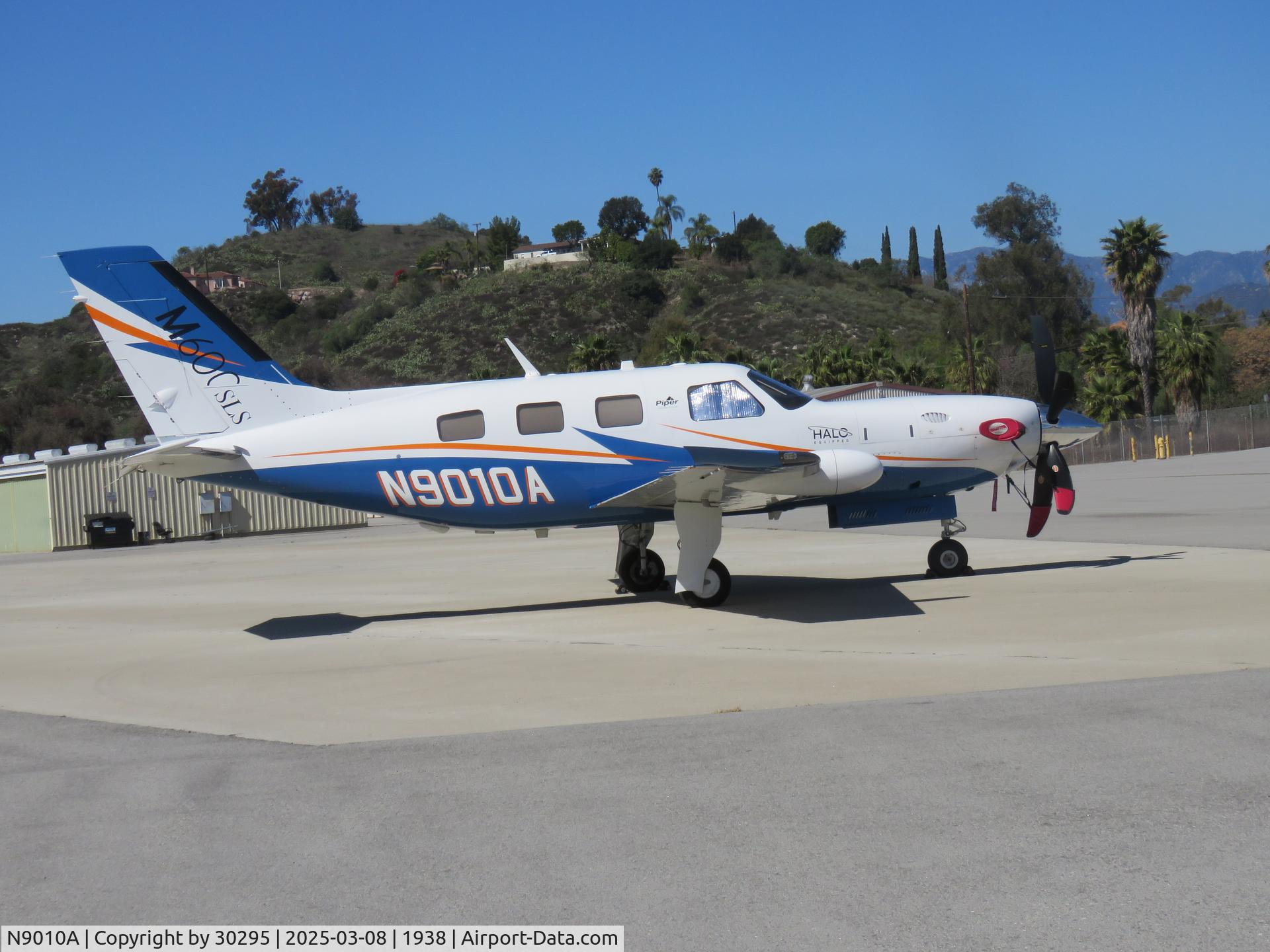 N9010A, 2022 Piper PA-46-600TP Meridian M600 SLS C/N 46-98150, Parked