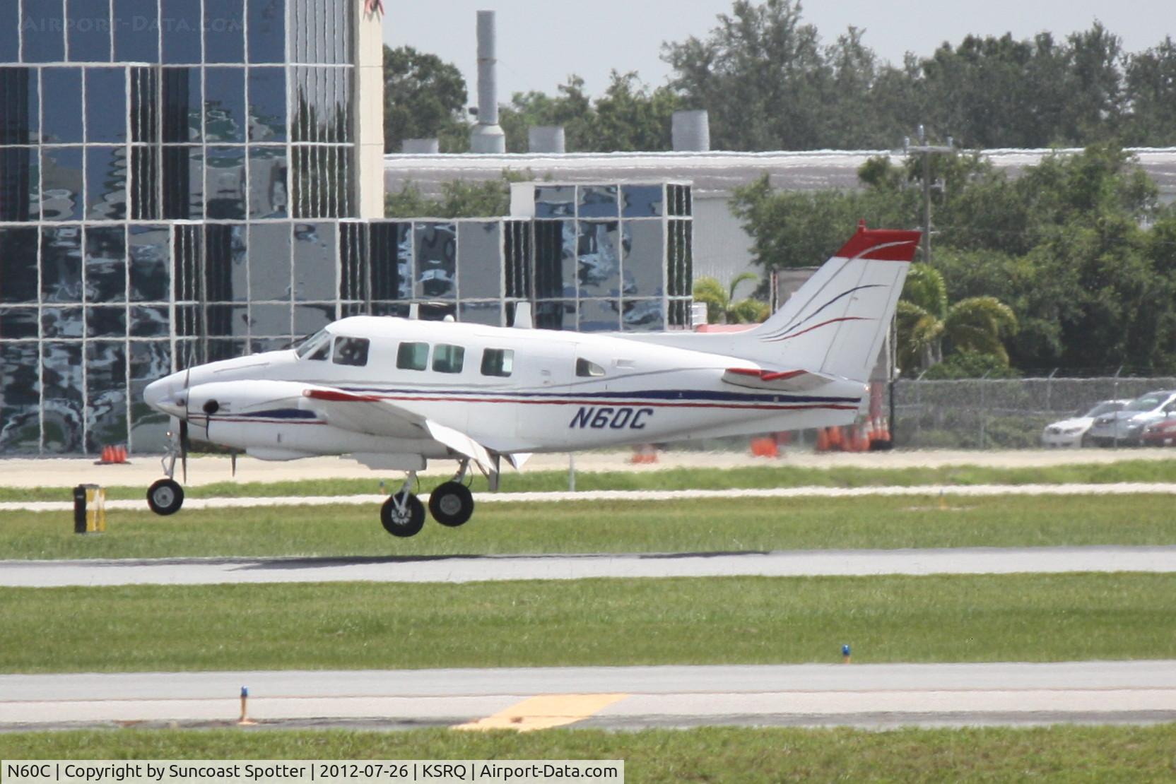 N60C, 1968 Beech U-21A Ute C/N LM-11, Beechcraft King Air 90 at SRQ