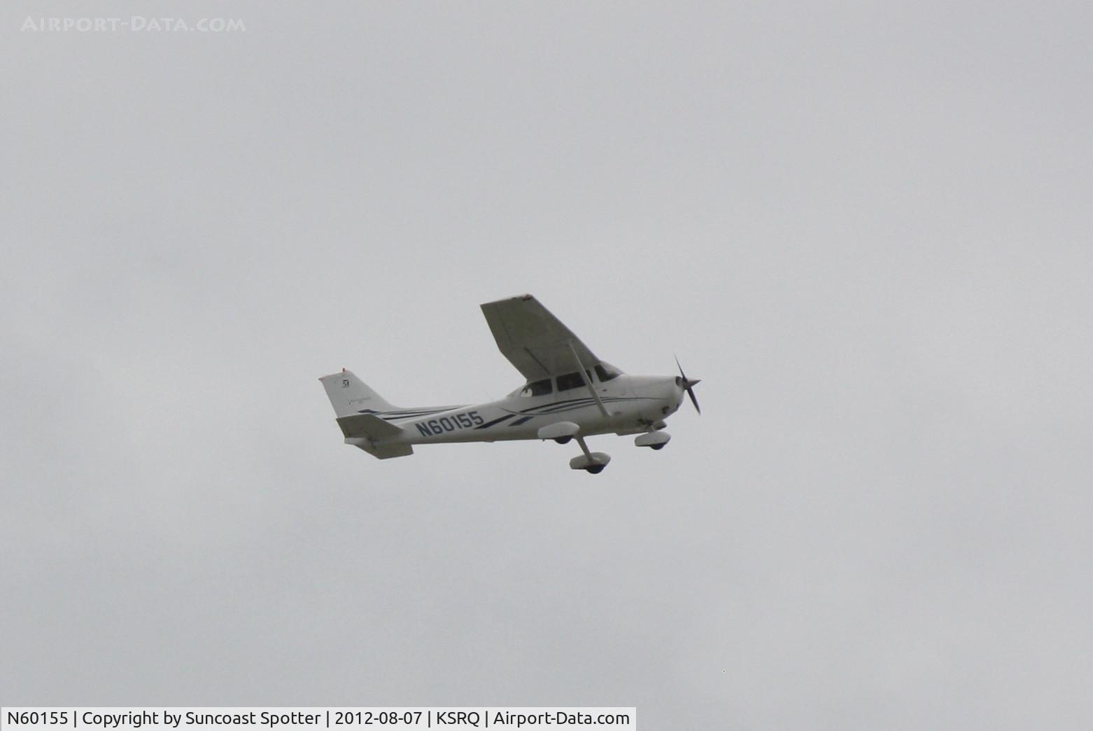 N60155, 2006 Cessna 172S Skyhawk SP C/N 172S10167, Cessna Skyhawk departs Sarasota-Bradenton International Airport