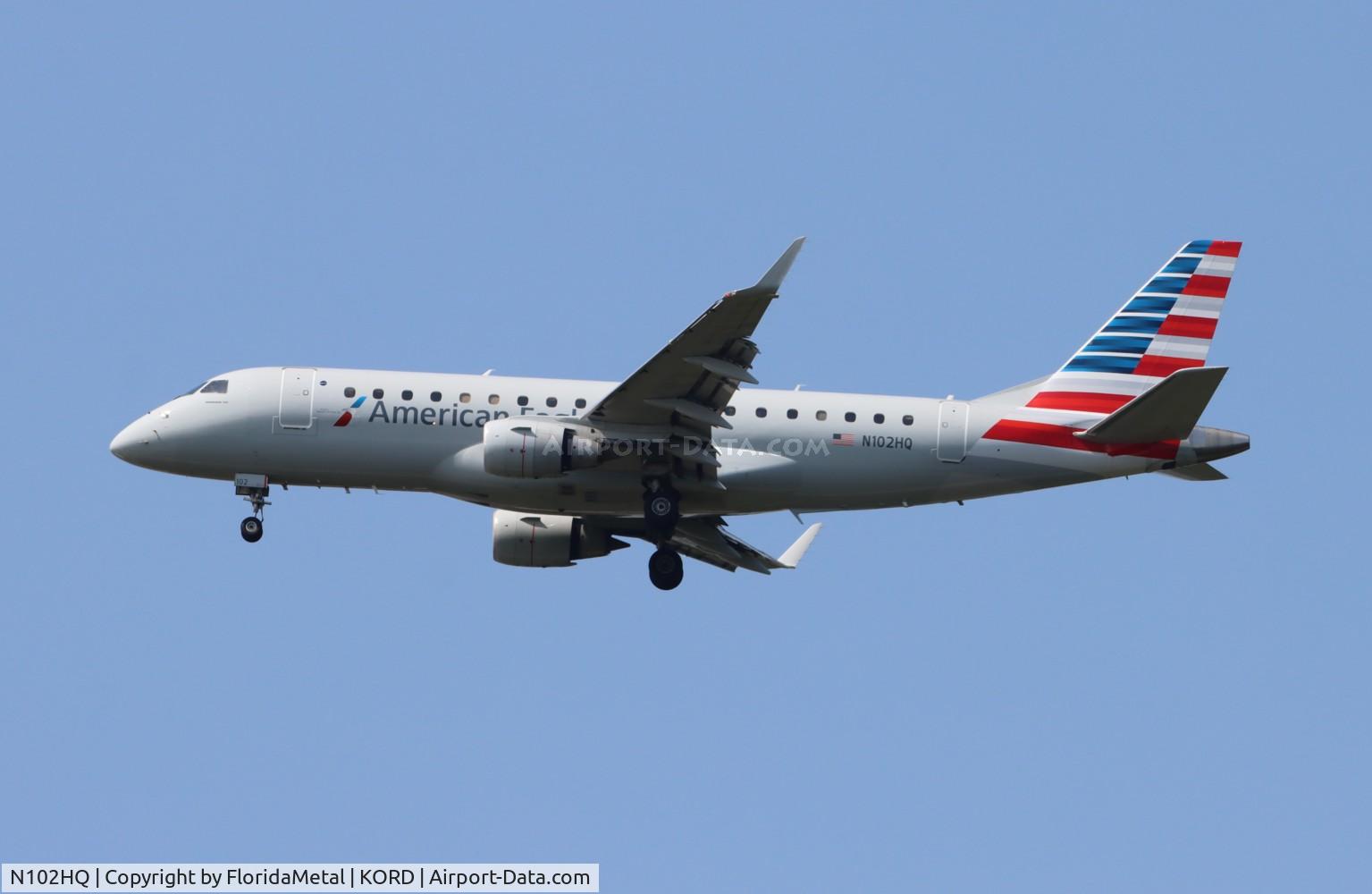 N102HQ, 2007 Embraer 175LR (ERJ-170-200LR) C/N 17000157, RPA/AE E175 zx cmh-ord