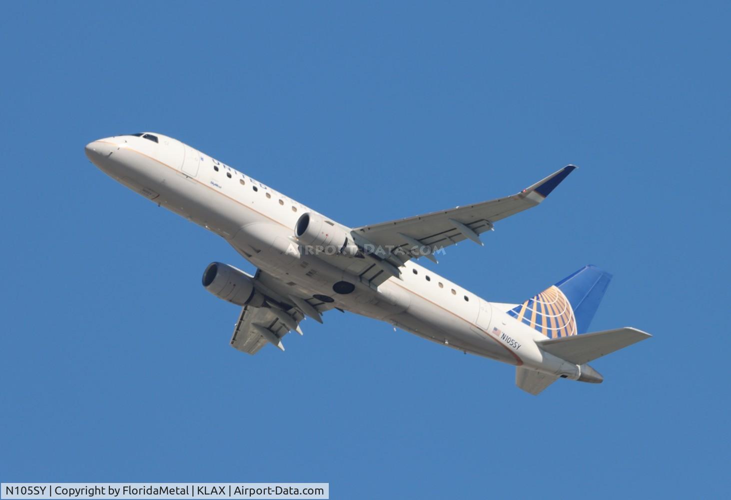 N105SY, 2014 Embraer 175LR (ERJ-170-200LR) C/N 17000395, SKW/UE E175 zx lax-sba