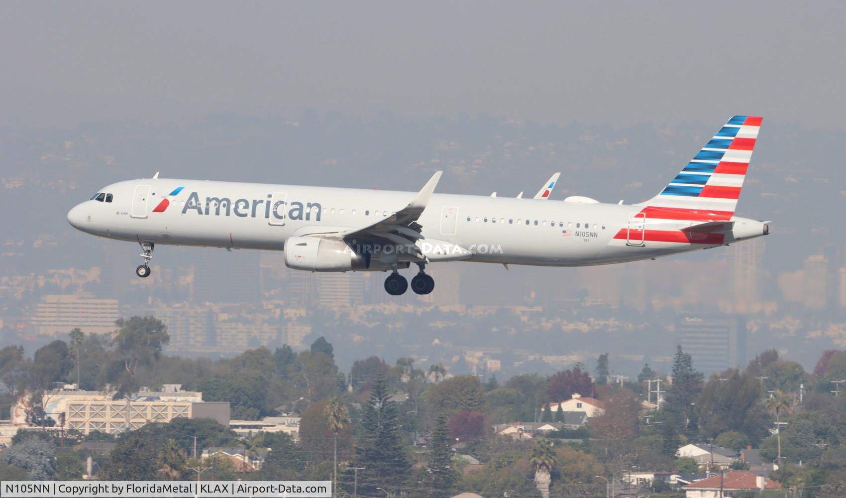 N105NN, 2013 Airbus A321-231 C/N 5904, AAL A321 zx jfk-lax