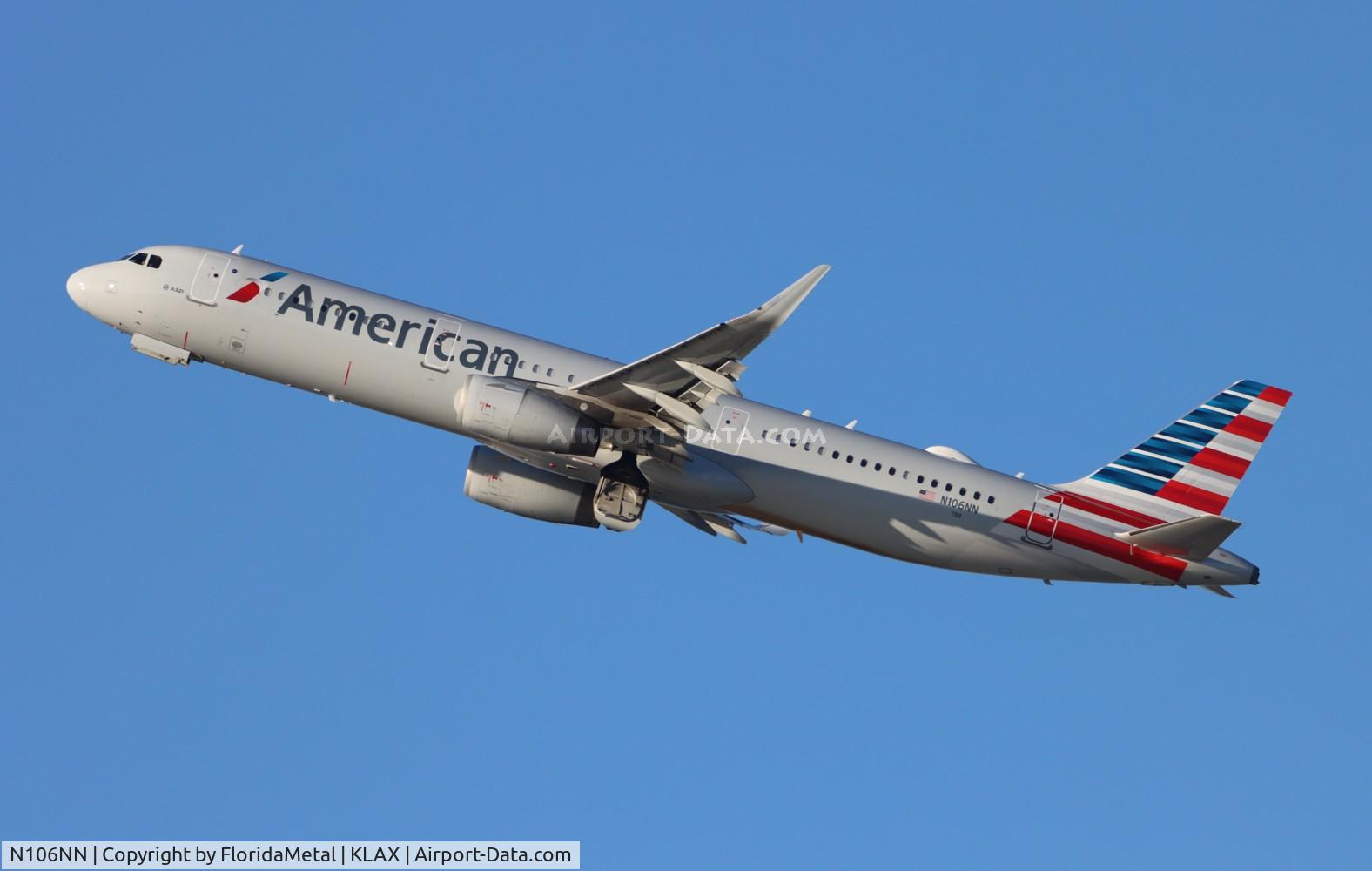 N106NN, 2013 Airbus A321-231 C/N 5932, AAL A321 zx lax-jfk