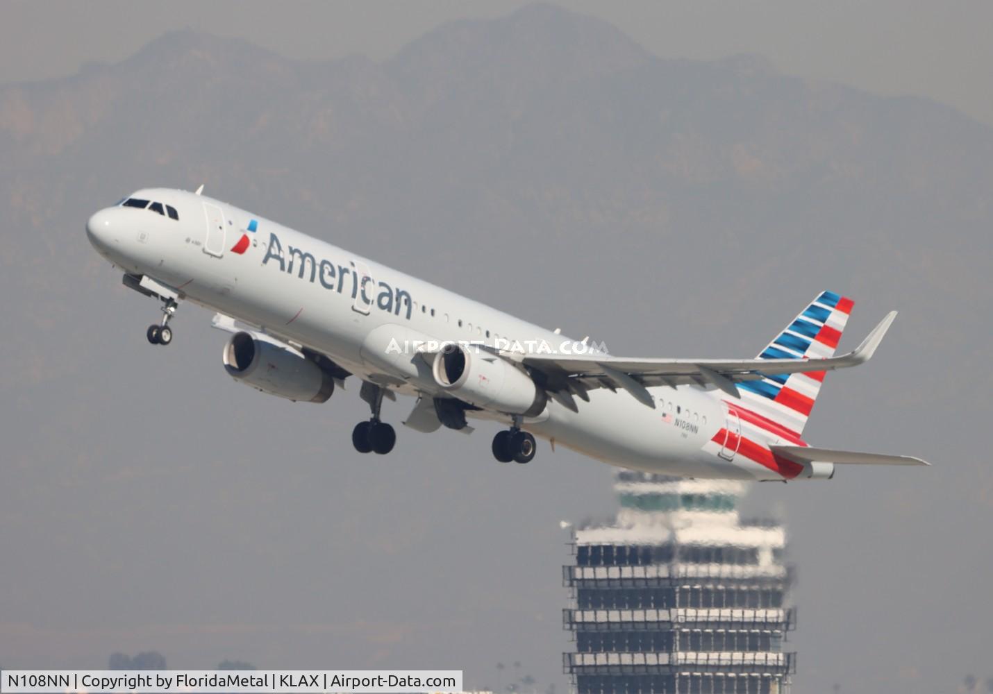 N108NN, 2013 Airbus A321-231 C/N 5946, AAL A321 zx lax-jfk