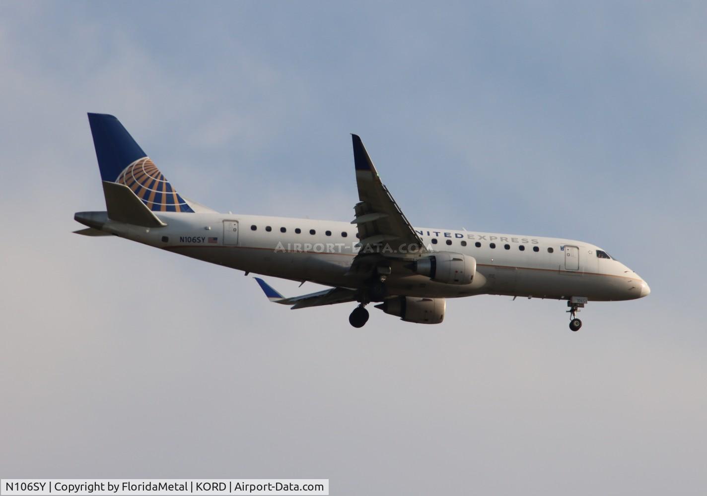 N106SY, 2013 Embraer 175LR (ERJ-170-200LR) C/N 17000399, SKW/UE E175 zx msy-ord