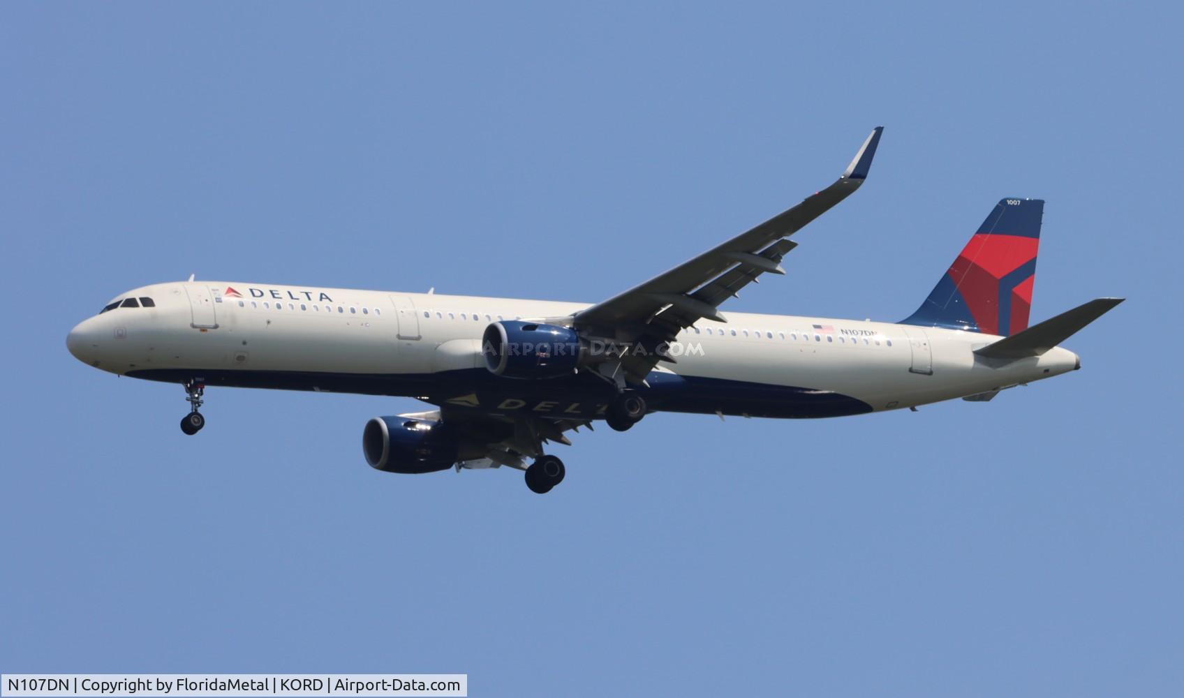 N107DN, 2020 Airbus A321-211 C/N 9582, DAL A321 zx atl-ord