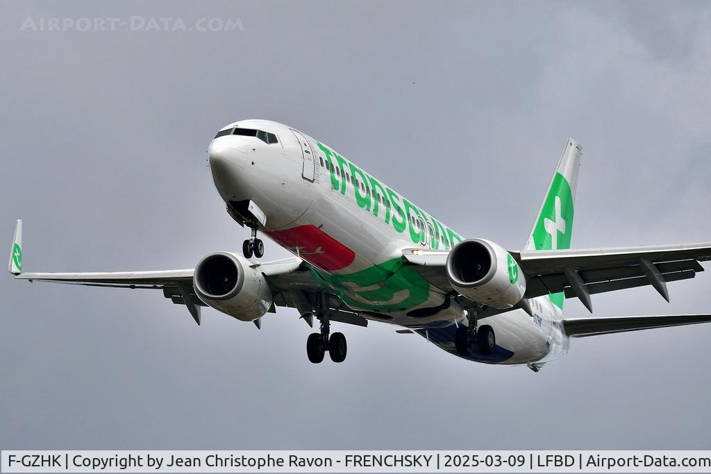 F-GZHK, 2014 Boeing 737-8K2 C/N 37790, Istanbul (IST)	Bordeaux (BOD)	TO3415