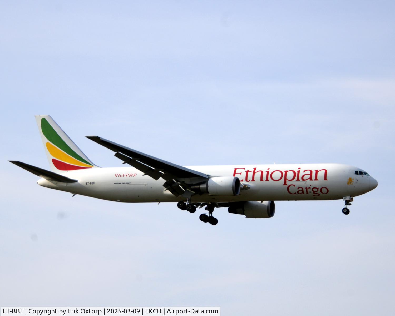 ET-BBF, 2021 Boeing B767-300F C/N 67024, ET-BBF landing rw 04L