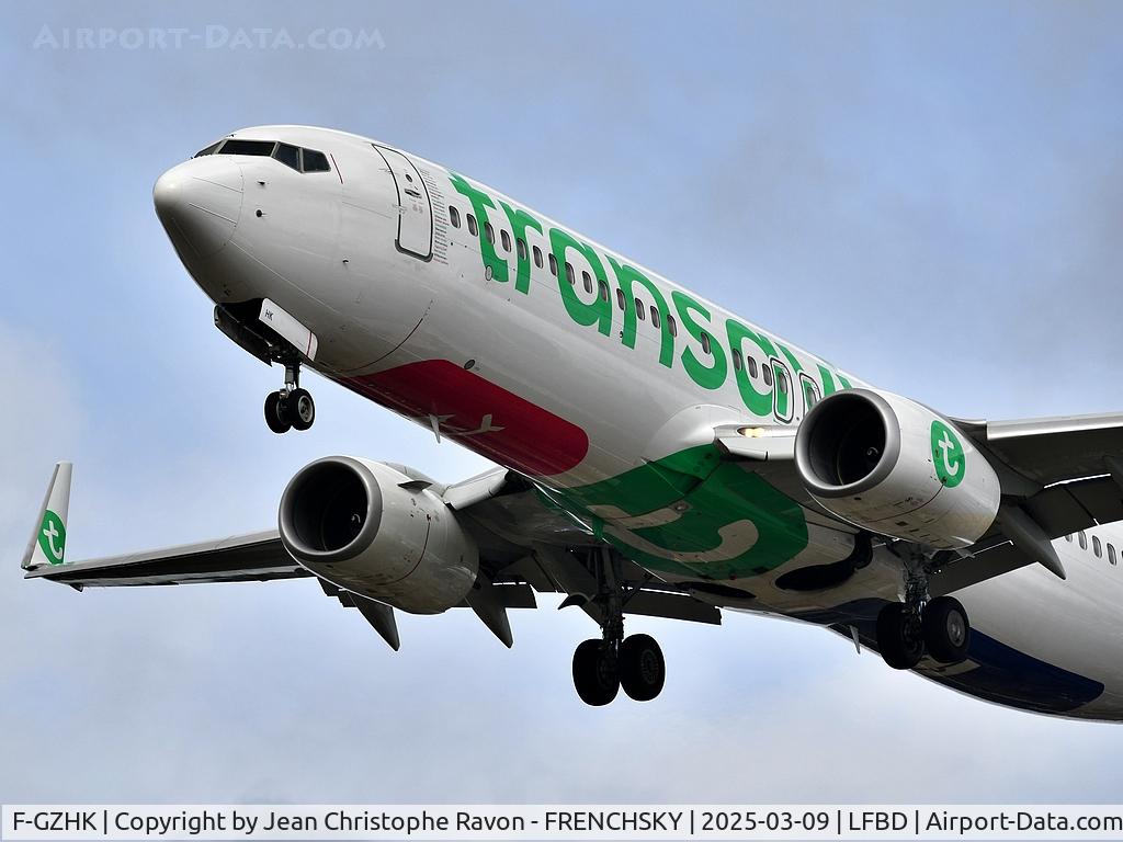 F-GZHK, 2014 Boeing 737-8K2 C/N 37790, Istanbul (IST)	Bordeaux (BOD)	TO3415