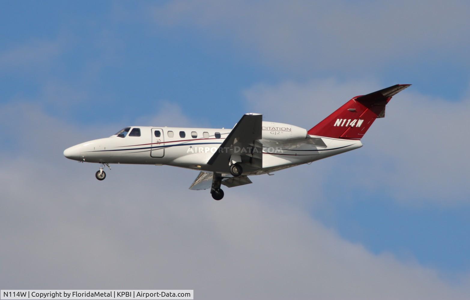 N114W, 2007 Cessna 525A CitationJet CJ2+ C/N 525A-0350, C525A zx aus-pbi