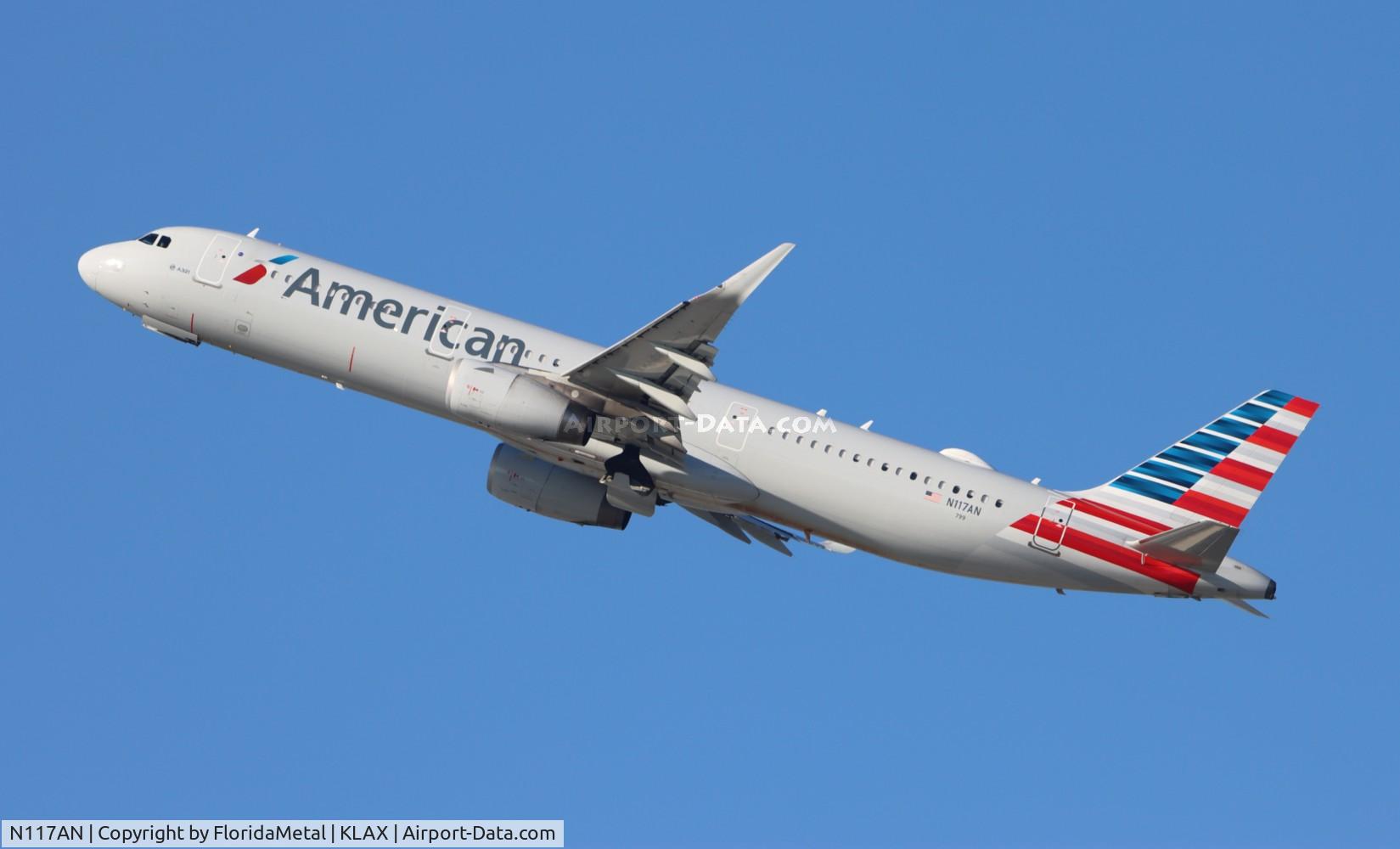 N117AN, 2014 Airbus A321-231 C/N 6094, AAL A321 zx lax-bos