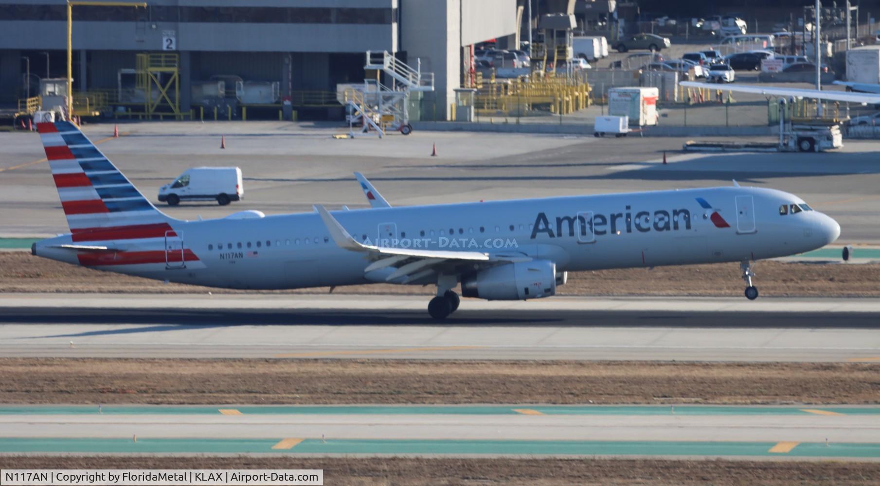 N117AN, 2014 Airbus A321-231 C/N 6094, AAL A321 zx phl-lax