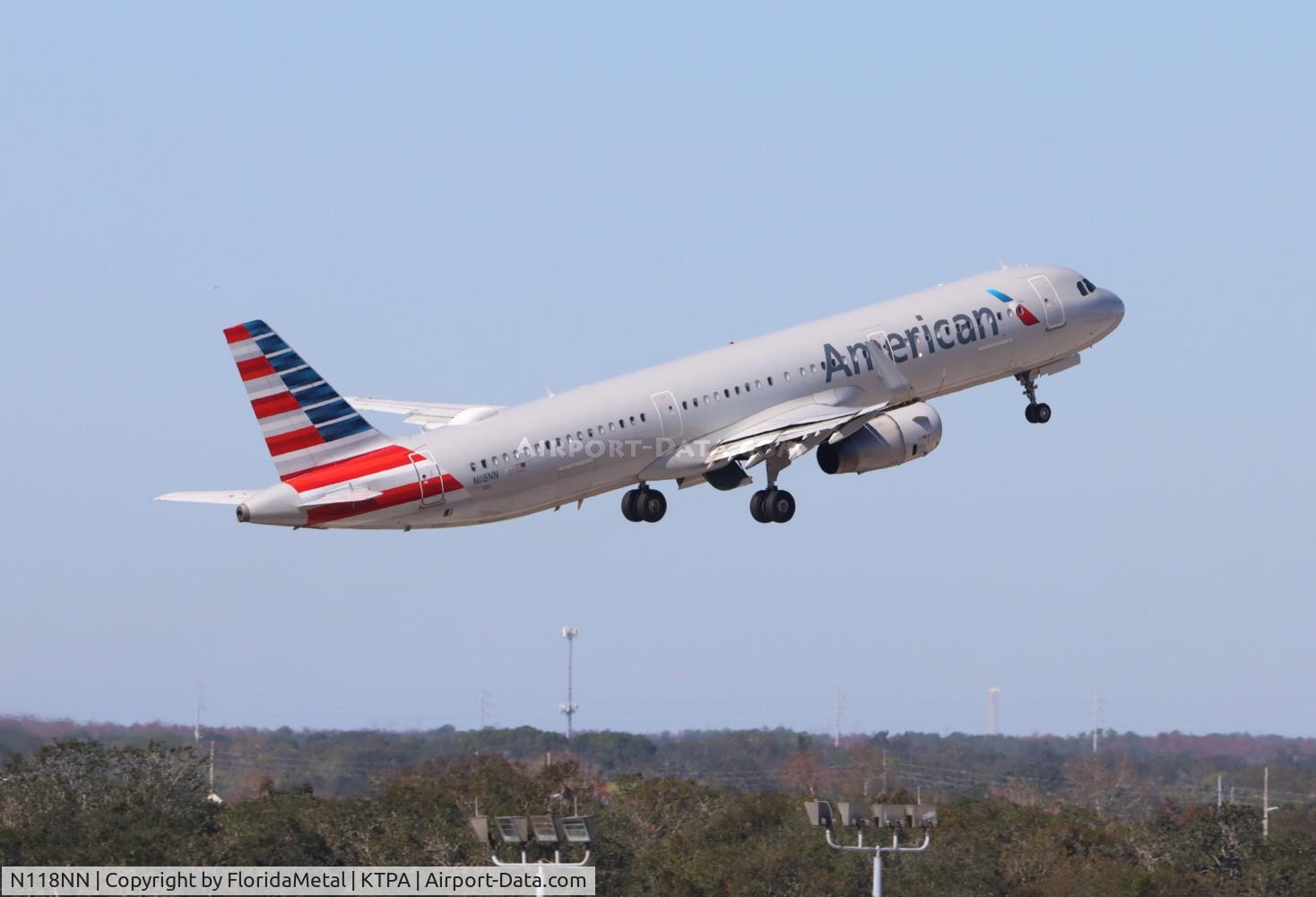 N118NN, 2014 Airbus A321-231 C/N 6162, AAL A321 zx tpa-clt