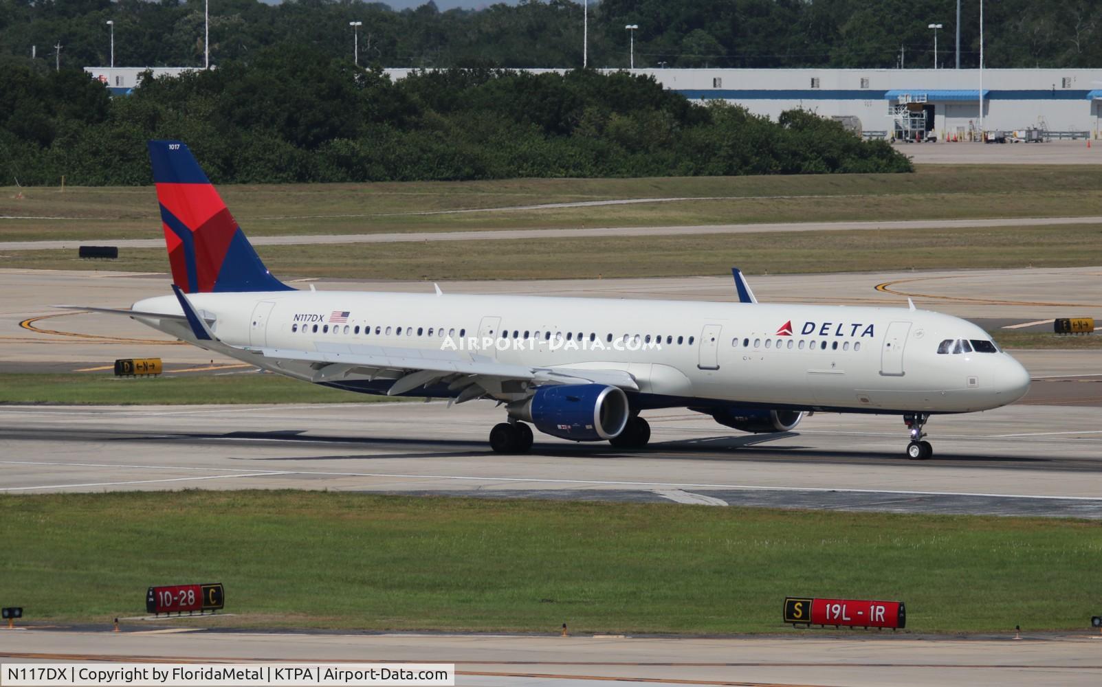 N117DX, 2021 Airbus A321-211 C/N 10133, DAL A321 zx dtw-tpa