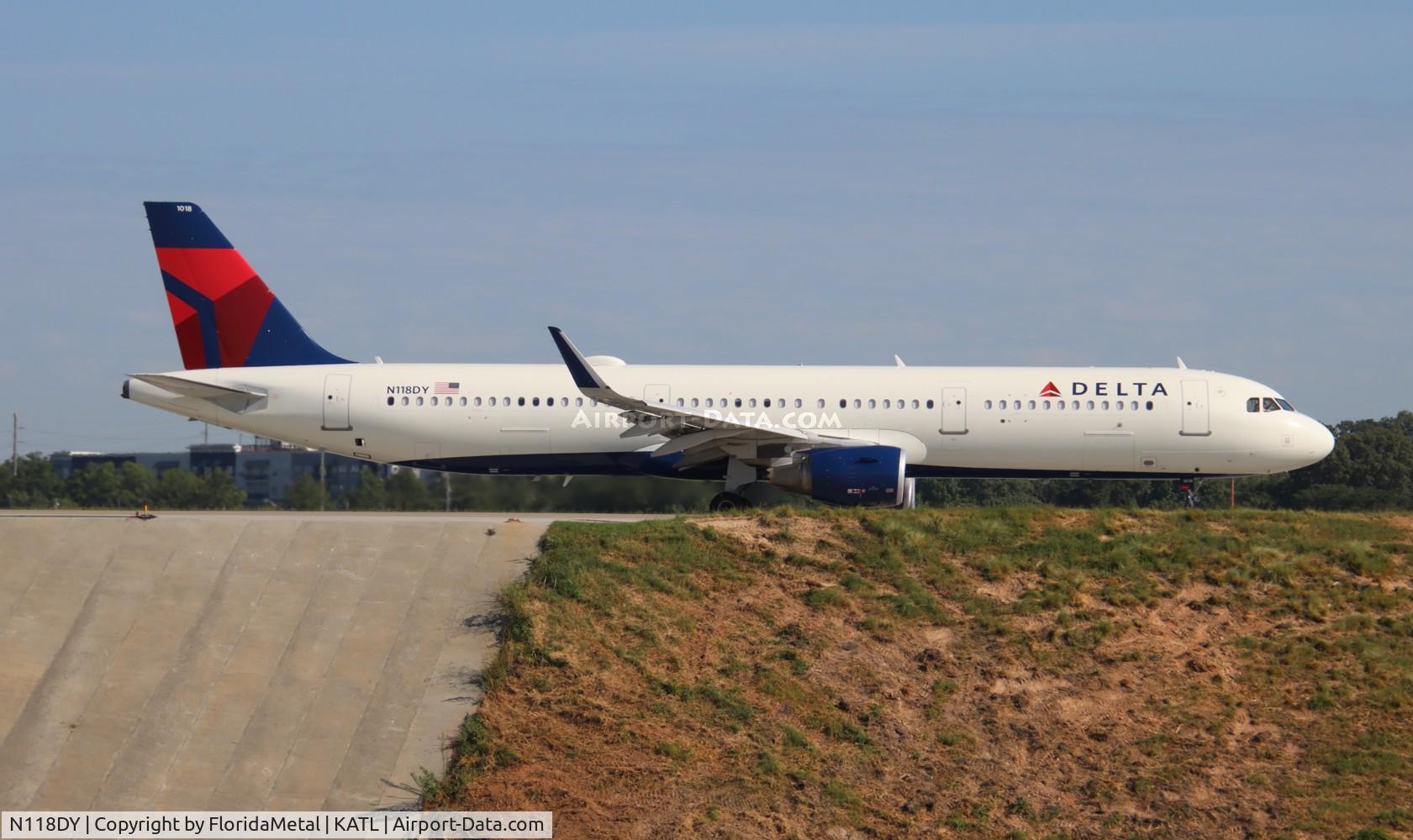 N118DY, 2021 Airbus A321-211 C/N 10140, DAL A321 zx atl-geg
