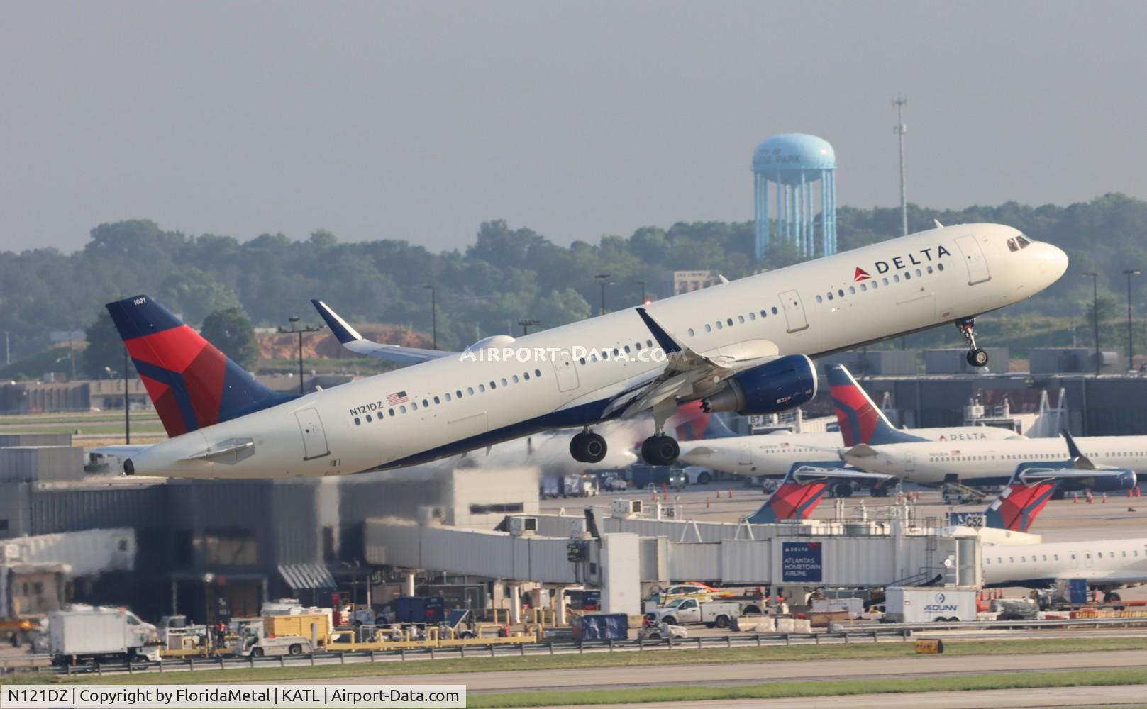 N121DZ, 2021 Airbus A321-211 C/N 10233, DAL A321 zx atl-ont