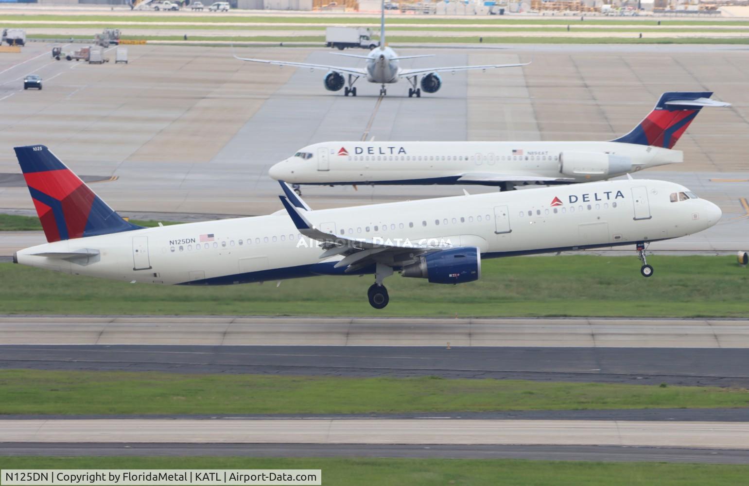 N125DN, 2021 Airbus A321-211 C/N 10252, DAL A321 zx atl-aus