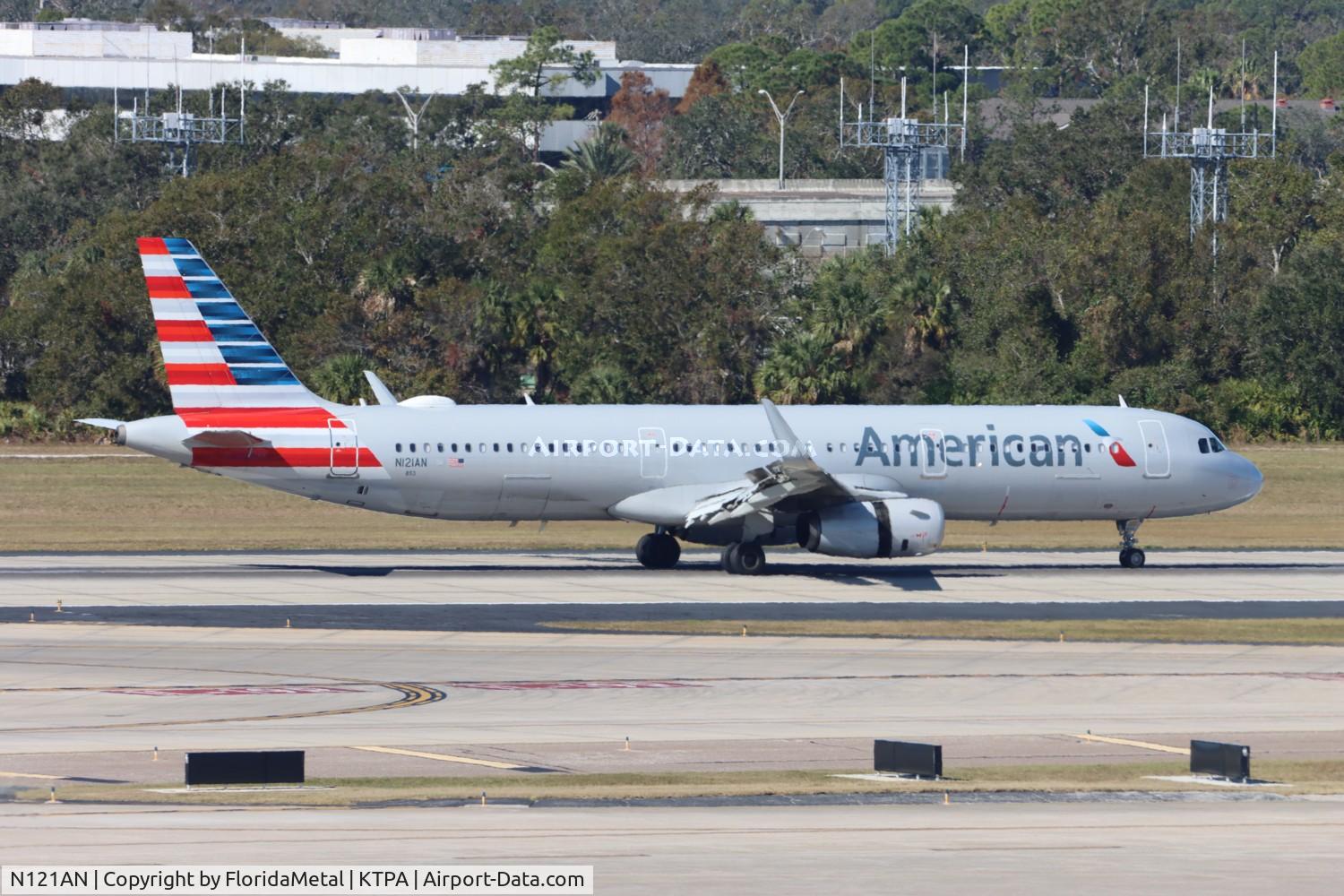 N121AN, 2014 Airbus A321-231 C/N 6238, AAL A321 zx clt-tpa
