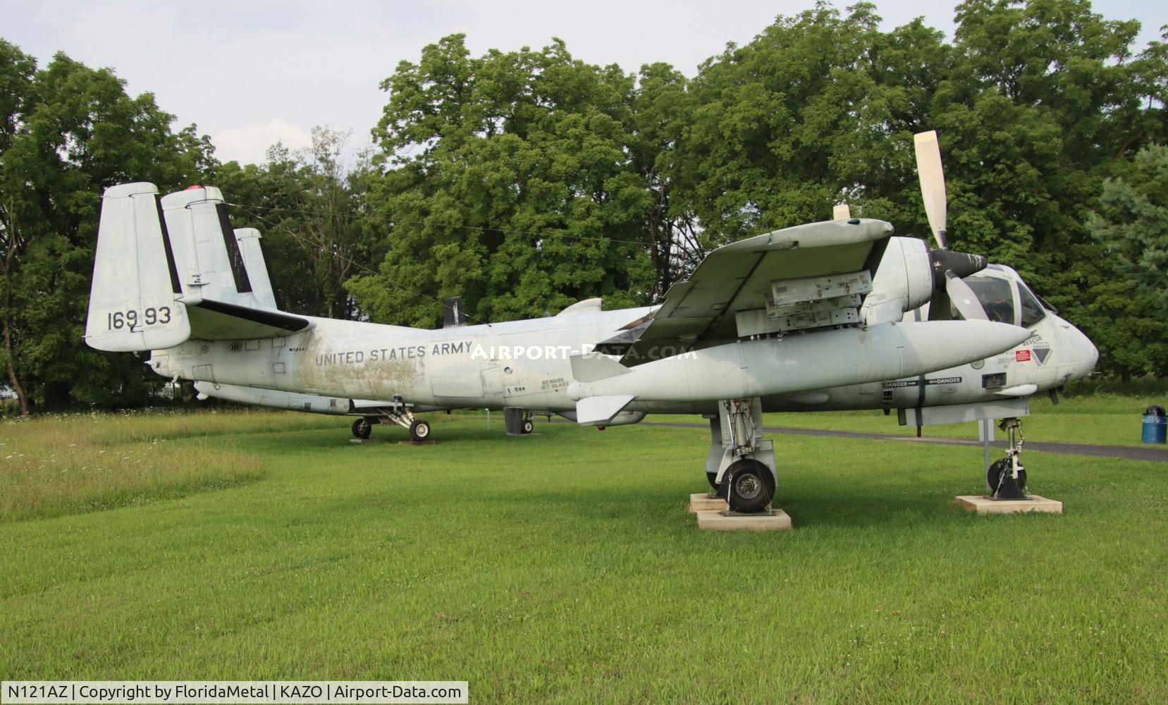 N121AZ, 1968 Grumman OV-1D Mohawk C/N 63D, OV-1D zx 