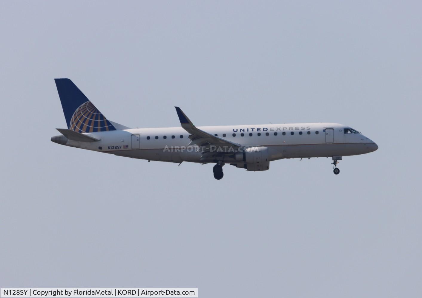 N128SY, 2014 Embraer 175LR (ERJ-170-200LR) C/N 17000445, SKW/UE E175 zx kdtw-ord