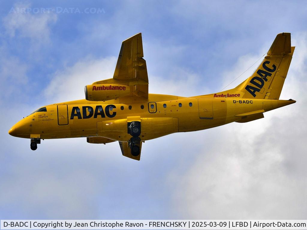 D-BADC, 2003 Dornier Do328JET C/N 3216, Porto (OPO)	Bordeaux (BOD)	(ADN75C)