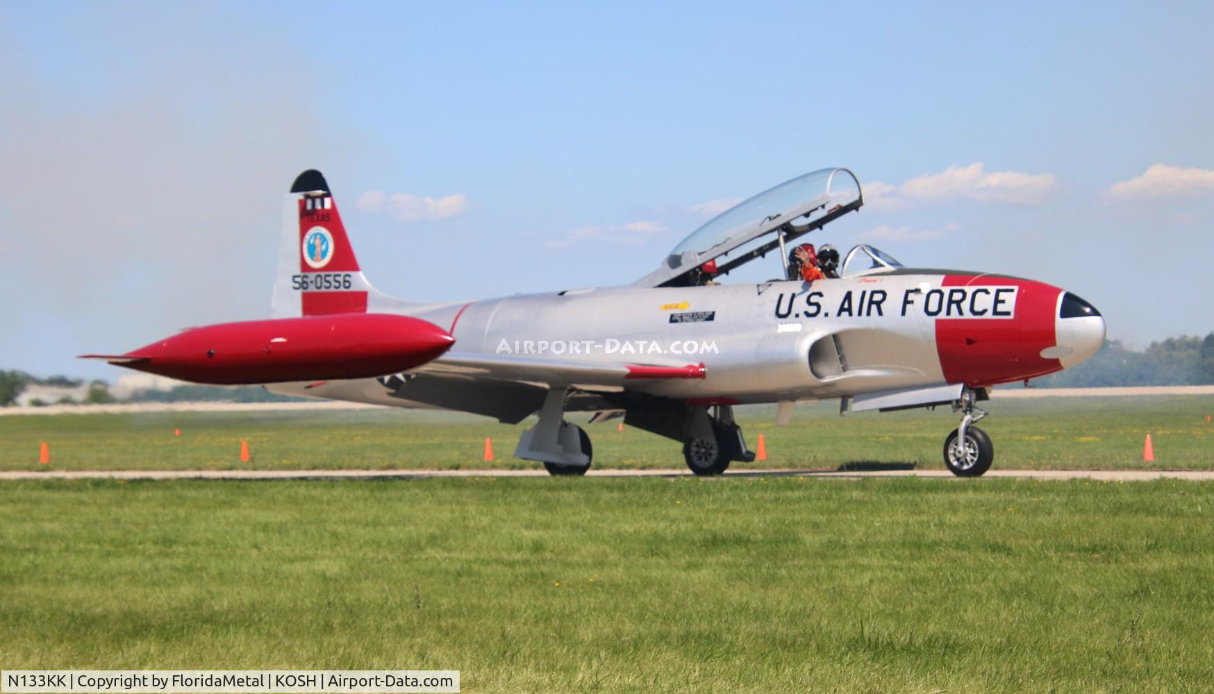 N133KK, Canadair T-33AN Silver Star 3 C/N T33-556, T-33 zx