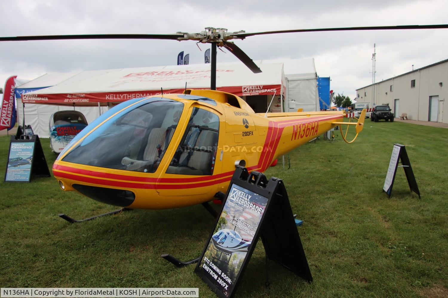 N136HA, 2015 Enstrom 280FX Shark C/N 2143, Enstrom 280 zx