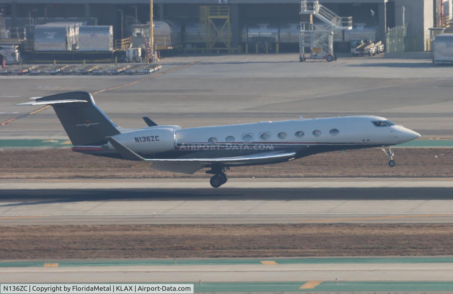 N136ZC, 2017 Gulfstream Aerospace G650 (G-VI) C/N 6274, G650 zx ftw-lax