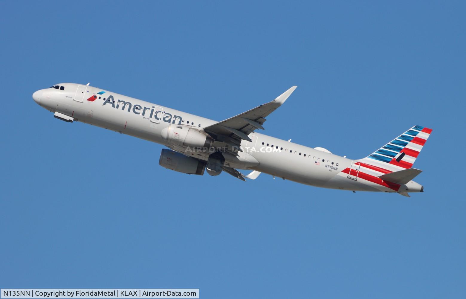 N135NN, 2015 Airbus A321-231 C/N 6520, AAL A321 zx lax-dfw