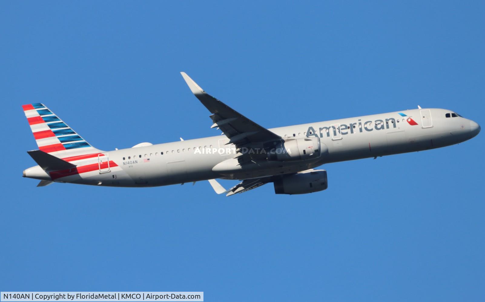 N140AN, 2015 Airbus A321-231 C/N 6667, AAL A321 zx mco-dfw