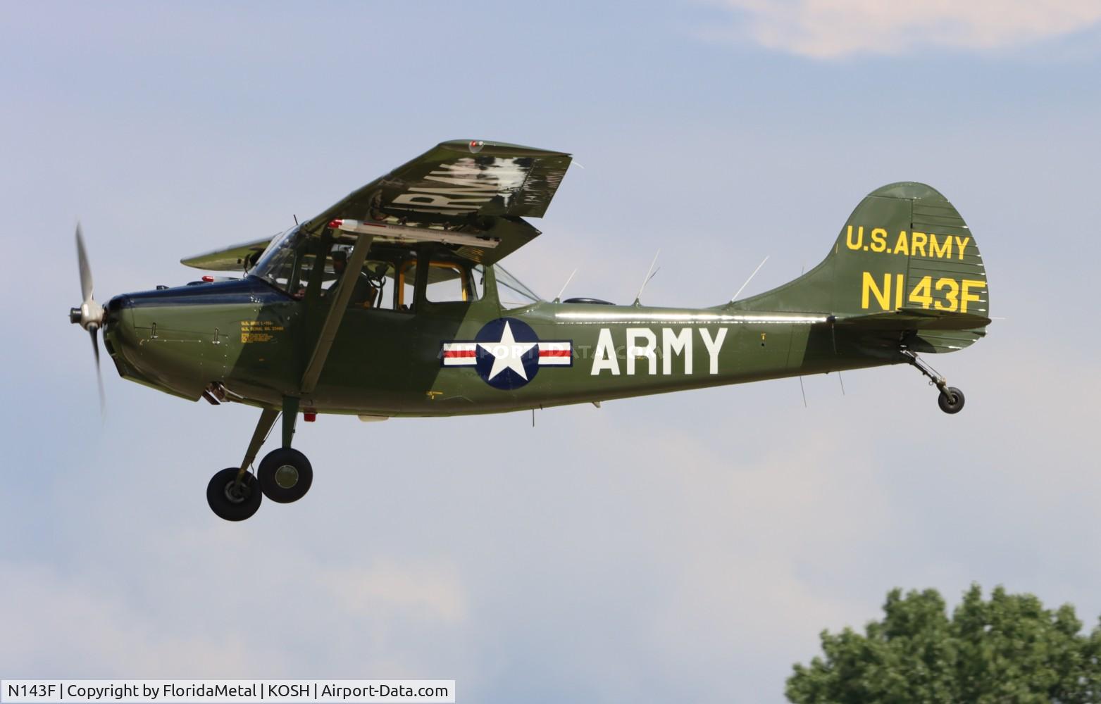 N143F, 1953 Cessna L-19E Bird Dog Bird Dog C/N 23488, L-19 zx
