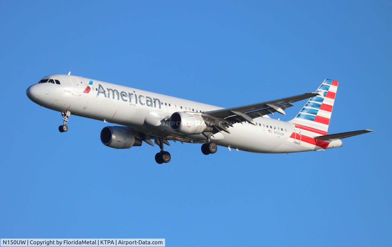 N150UW, 2013 Airbus A321-211 C/N 5504, AAL A321 zx phl-tpa