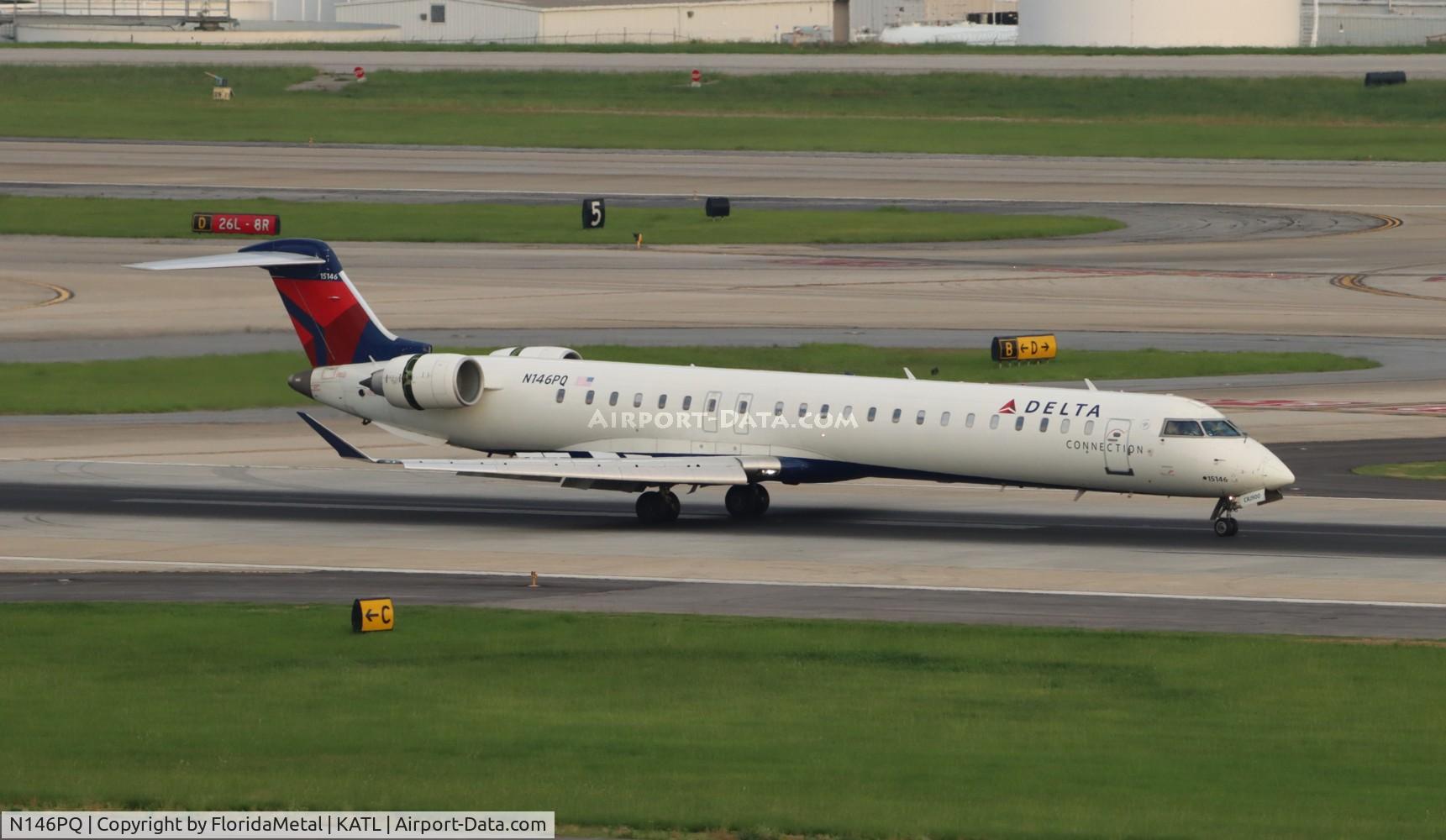N146PQ, 2007 Bombardier CRJ-900ER (CL-600-2D24) C/N 15146, EDV/DAL CRJ9 zx cha-atl