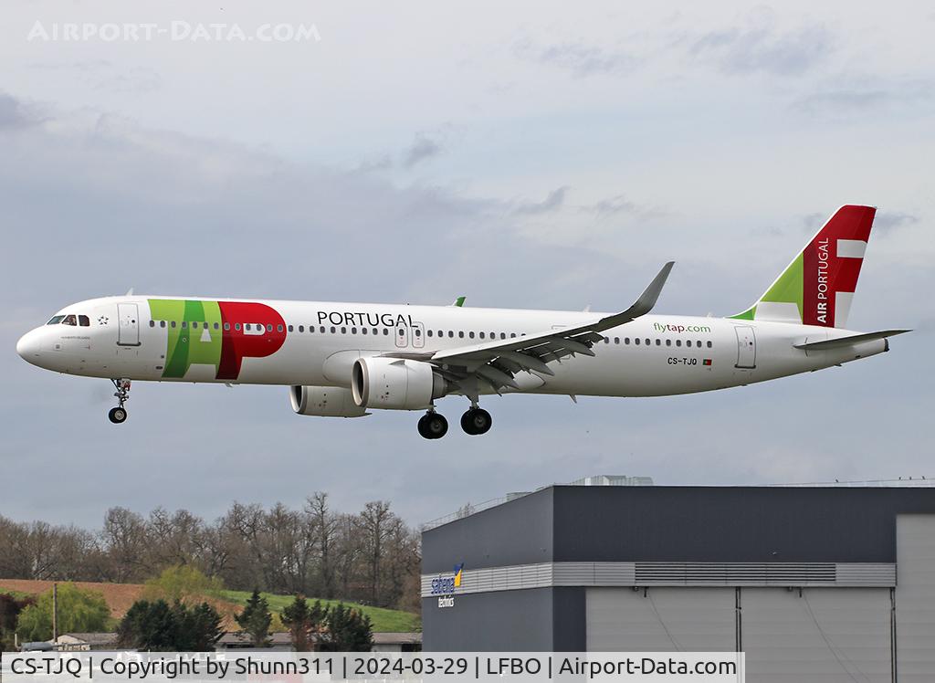 CS-TJQ, 2019 Airbus A321-251NX C/N 9308, Landing rwy 14R