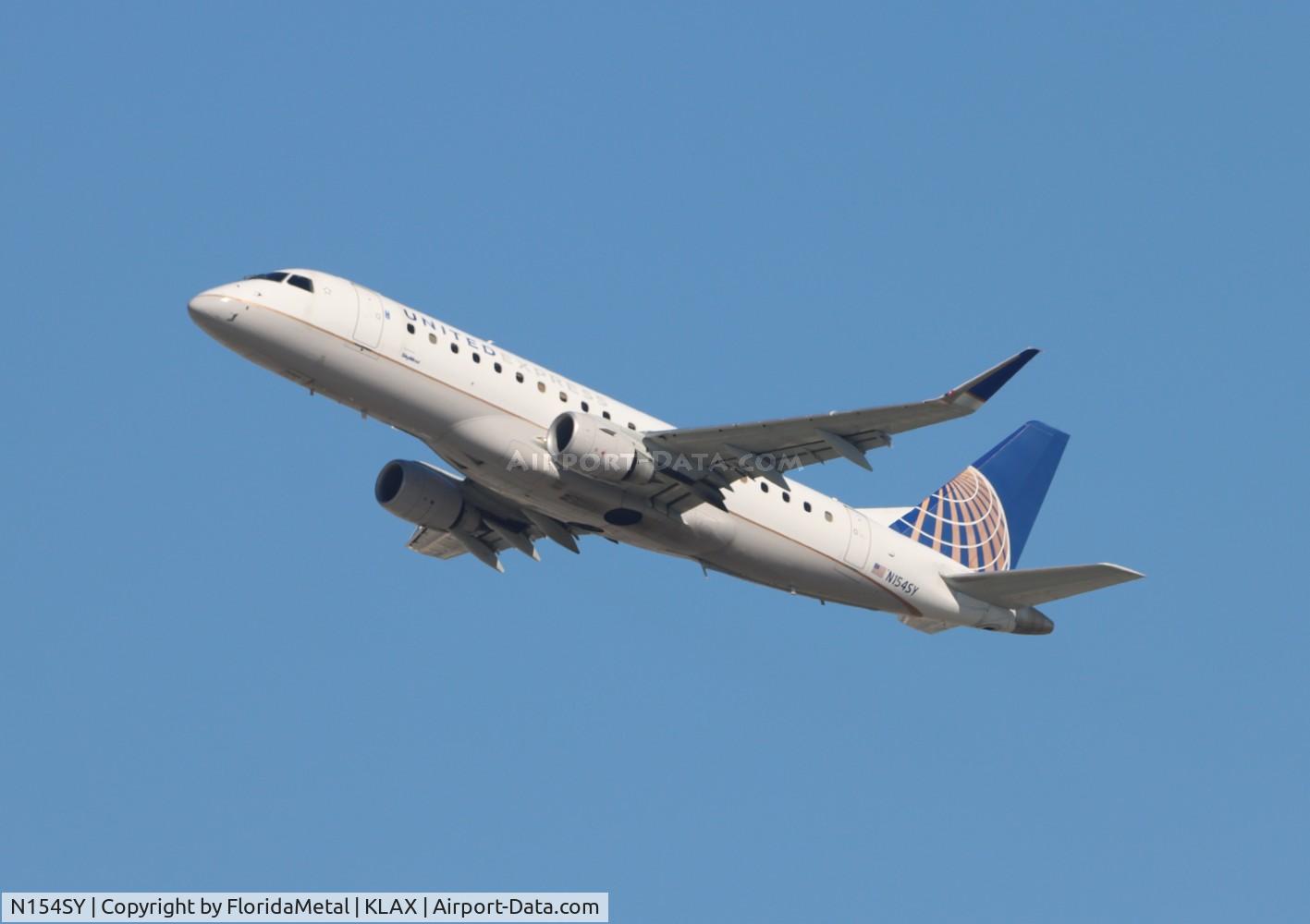 N154SY, 2016 Embraer 175LR (ERJ-170-200LR) C/N 17000556, SKW/UE E175 zx lax-bzn